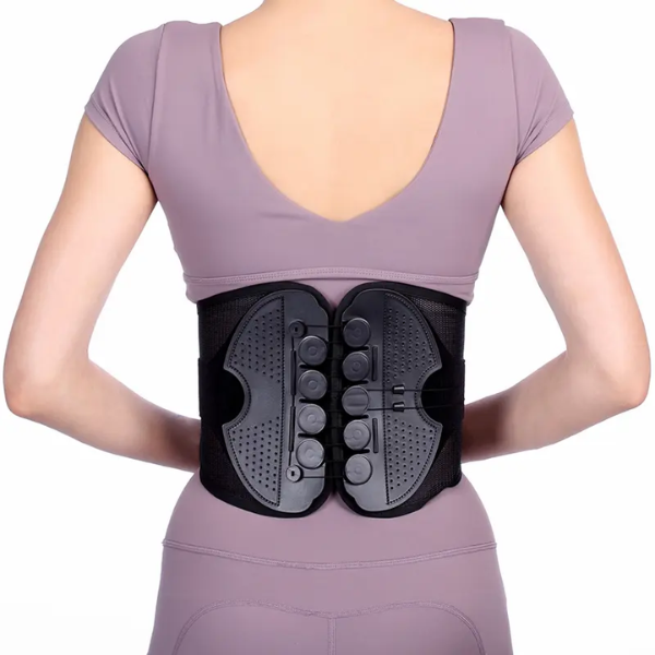 Adjustable pulley system waist brace with knob - Image 2